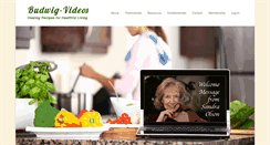 Desktop Screenshot of budwig-videos.com